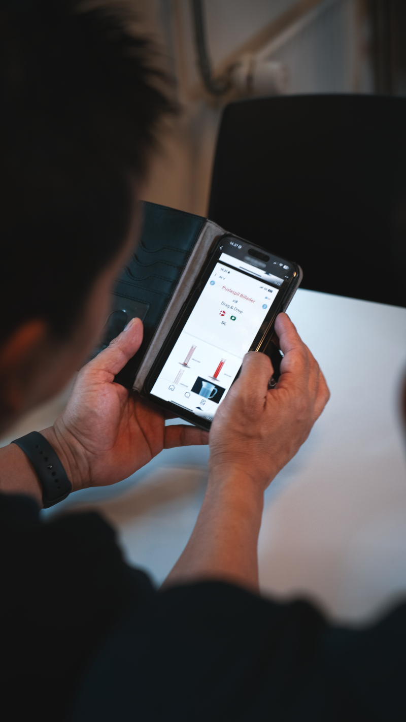 We offer upskilling with supportive features in the recipients native language